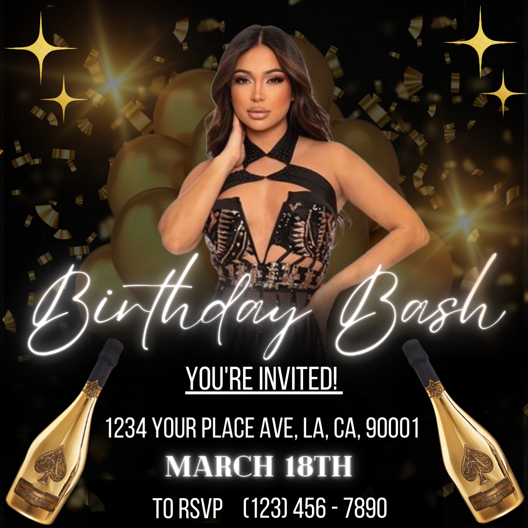 Birthday Bash Flyer