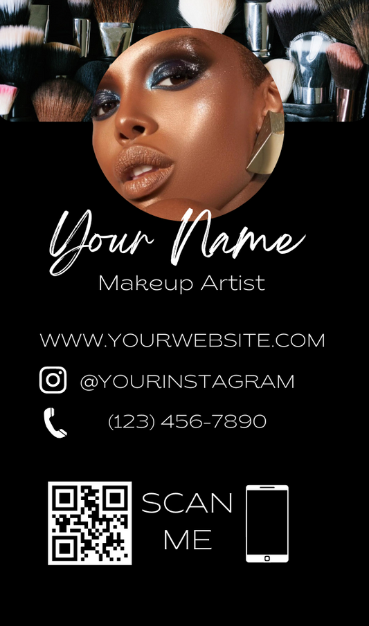 Black Digital Business Card